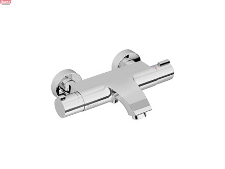 TE 082.00CR Termostatická vanová nástěnná baterie bez sprchového setu, chrom; 2,41 kg 