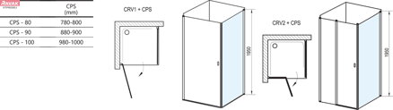 CPS 90, bílá+transparent, 32 kg