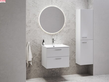 SD 700 CHROME II bílá/bílá, madlo chrom; 30,5kg