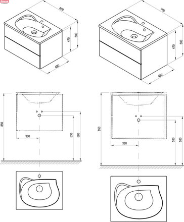skříňka SD 600 Rosa II bílá/bílá 23kg