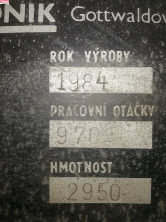 Drtič, 2950 kg
