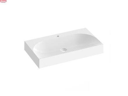 Umyvadlo Lite 80, s otvorem pro baterii, bez přepadu; 21,1 kg 