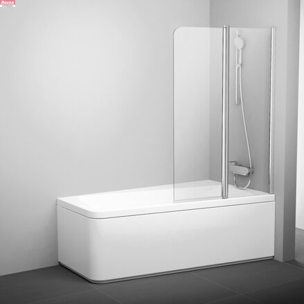 vanová zástěna 10°CVS2-100 R satin+Transparent  27kg