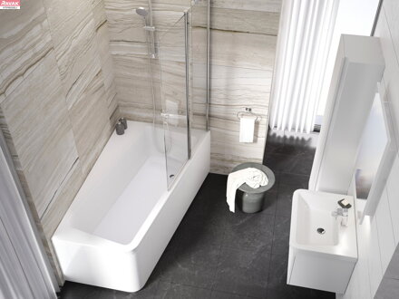 SET umyvadlo 10° 650 R white s otvory + SD 10° 650 R bílá +dplňky 41,7kg