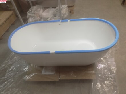 Vana Freedom O Tec 170x77 volně stojící, bílá, krytka odtoku chrom; 42,2 kg