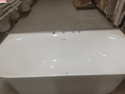 Vana Ypsilon Wall 178x86, volně stojící, bílá, krytka odtoku bílá, 52 kg 