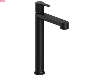 PU 015.20BL Umyvadlová stojánková baterie 322 mm bez výpusti, černá; 2,337 kg 