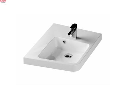 umyvadlo Be Happy II L white s otvory 20kg